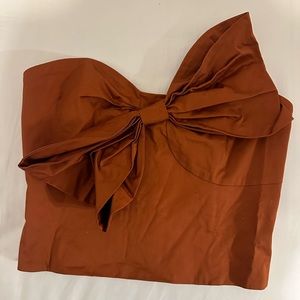 Anthropologie Hutch Bow Tie Tube Top Strapless